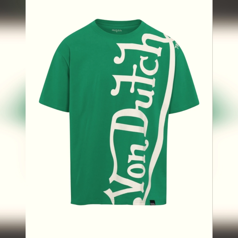 NWT Von Dutch tshirt sz L MSRP $89 💚
